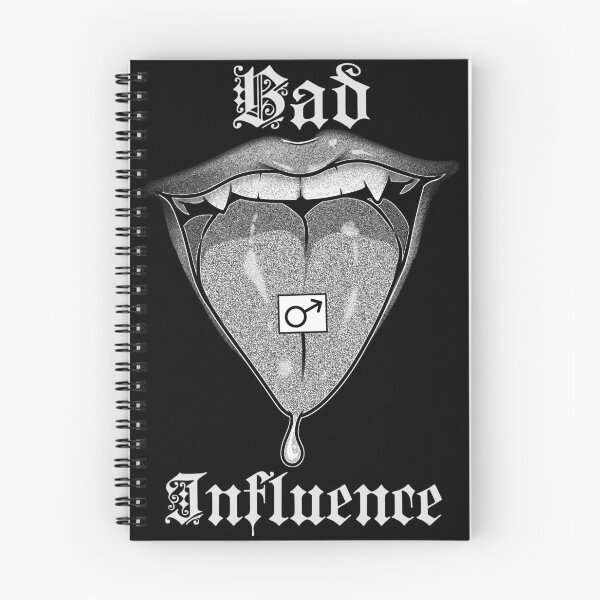 Item preview, Bad Influence Mouth with Fangs- text designed and sold by squishydafishy.