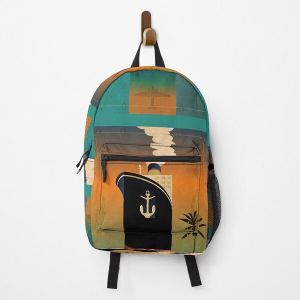 Item preview, Cruiseliner - Bon voyage retro poster style designed and sold by Beesty.