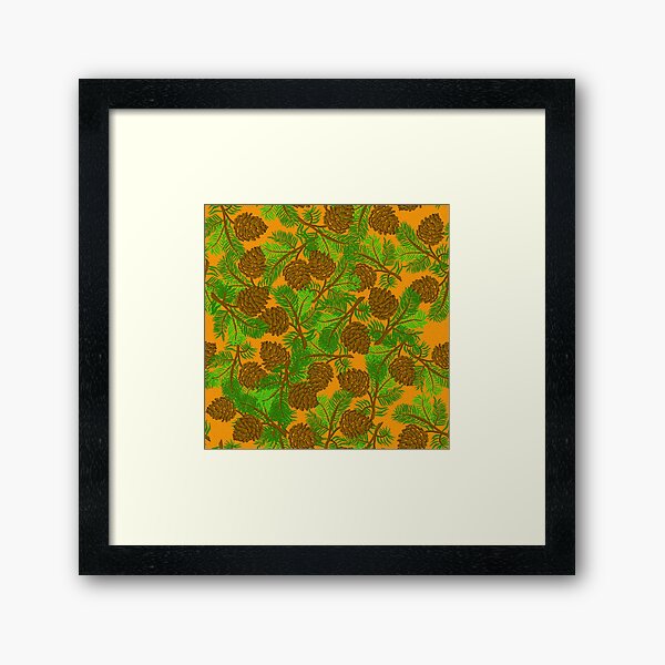 Pine cone Framed Art Print