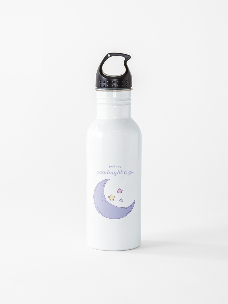 Botella de agua «buenas noches n go ariana grande (púrpura)» de dalwahid |  Redbubble