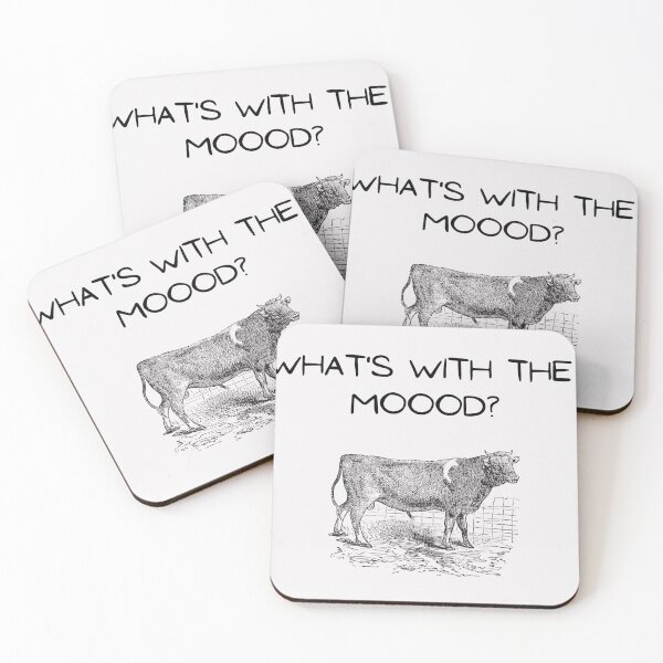 Item preview, 'What's with the Mooood'? designed and sold by Millenial Designs.