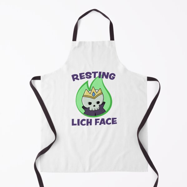 Item preview, Resting Lich Face designed and sold by Cute N' Nerdy Shop.