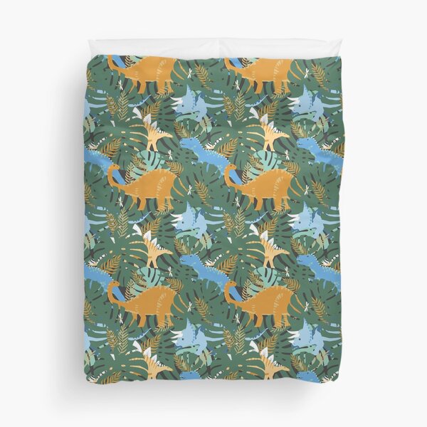 Jungle Dinosaurs Duvet Cover