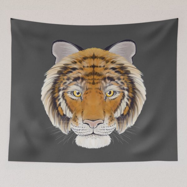 Item preview, Orange Tiger Stare designed and sold by lemkelm.