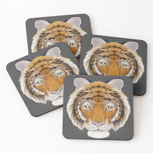 Item preview, Orange Tiger Stare designed and sold by lemkelm.