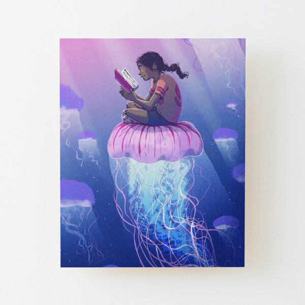 Floating Away Wood Mounted Print