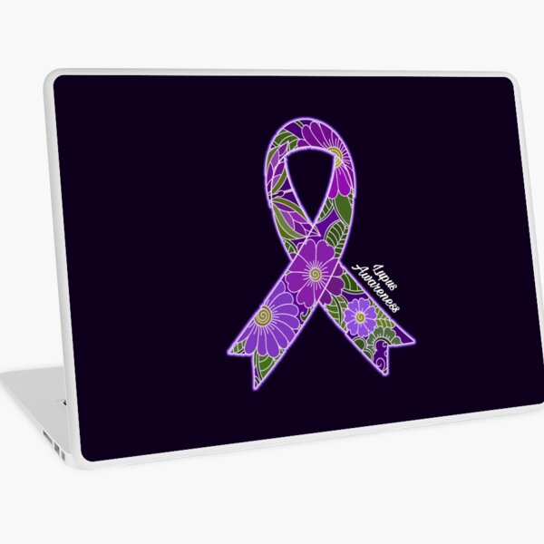 Lupus Awareness Purple Ribbon Art Board Print for Sale by Alondra