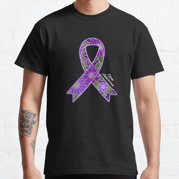 Lupus Awareness Purple Ribbon Classic T-Shirt