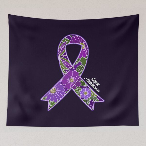 Item preview, Lupus Awareness Purple Ribbon designed and sold by Alondra.