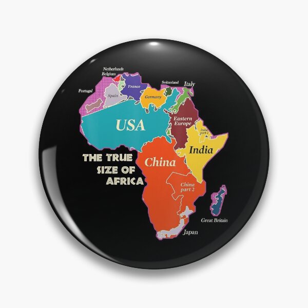 Item preview, The True Size of Africa designed and sold by JonesErin.
