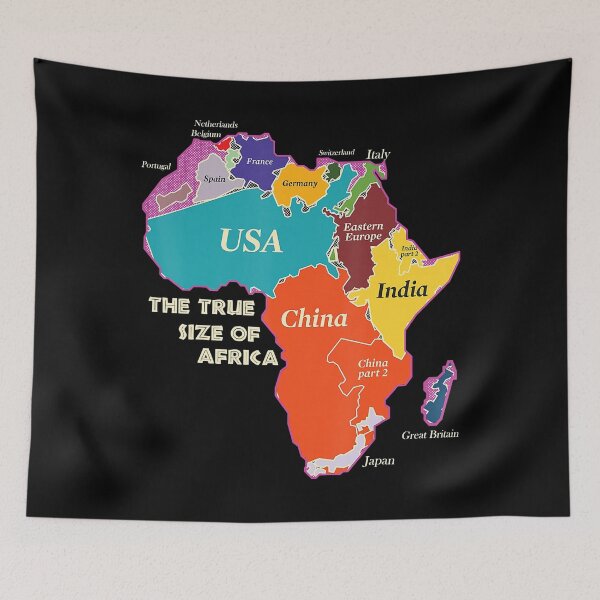 Item preview, The True Size of Africa designed and sold by JonesErin.