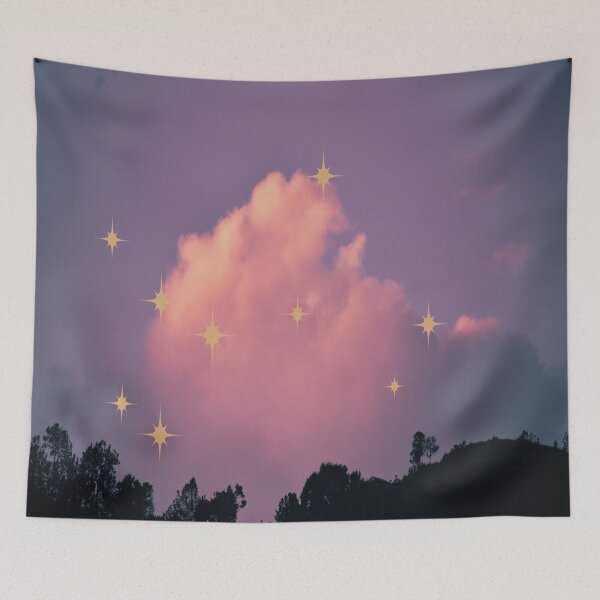 Item preview, Dreamy lavender sky clouds designed and sold by Mariolangstieh.