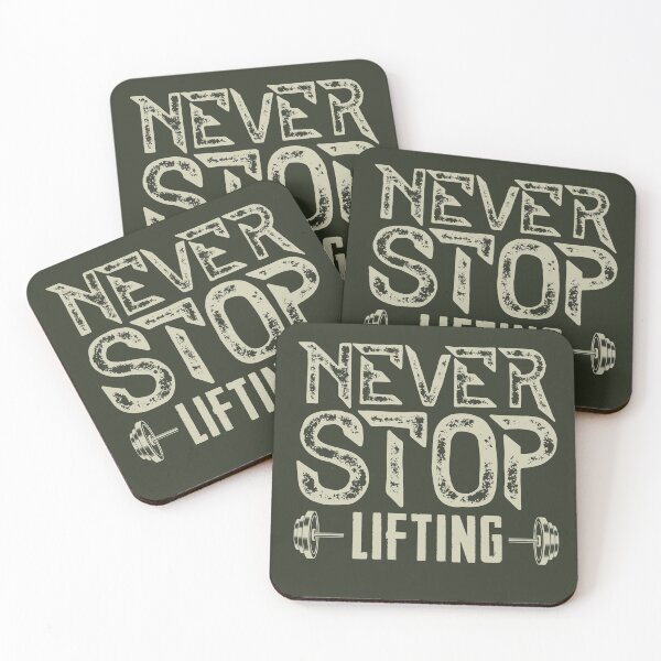 Item preview, Never Stop Lifting - Gym Motivation designed and sold by happiBod.