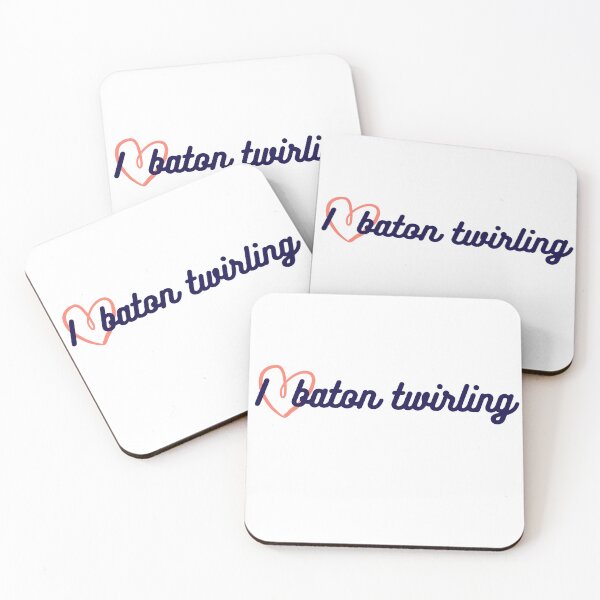 Item preview, I Love Baton Twirling designed and sold by RedBerryBliss.
