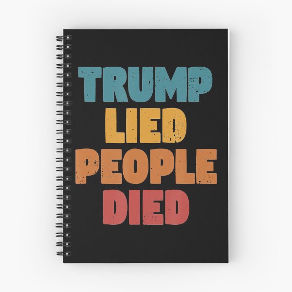 Item preview, Trump Lied People Died Vintage designed and sold by RussellRoss.