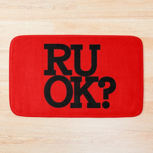 Item preview, Are You Ok? Black Letters Touching designed and sold by Reconocer.