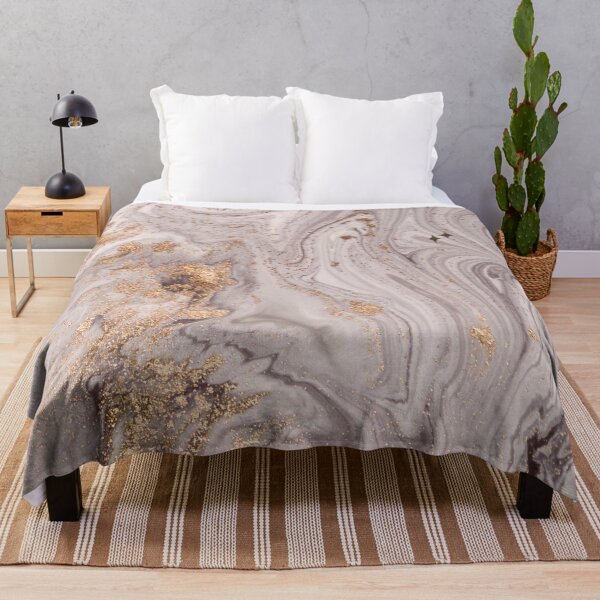 Item preview, gold and beige marble swirl designed and sold by thewayitshine.