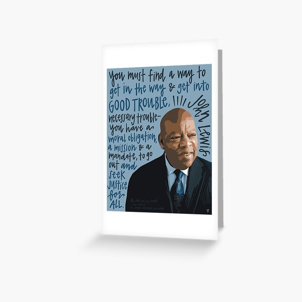 Vista previa del artículo con la obra «John Lewis.», diseñado y vendido por emilyvpcreates.