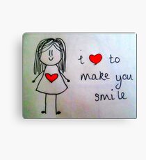 Smile Canvas Print