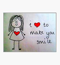 Smile Fotodruck