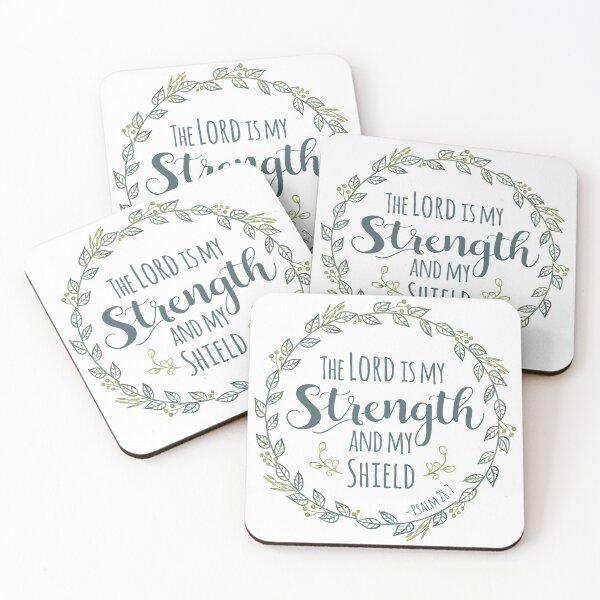Item preview,  Wreath Psalm 28:7 - The Lord is my Strength designed and sold by amazingjoy.