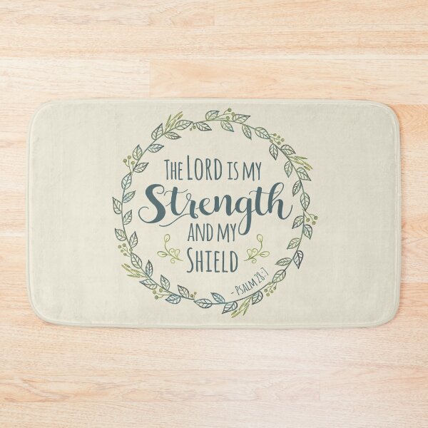Item preview,  Wreath Psalm 28:7 - The Lord is my Strength designed and sold by amazingjoy.