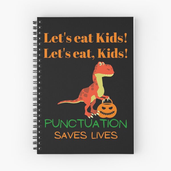 Item preview, Punctuation saves lives Dino Halloween designed and sold by Sweet-A-Dsignz.