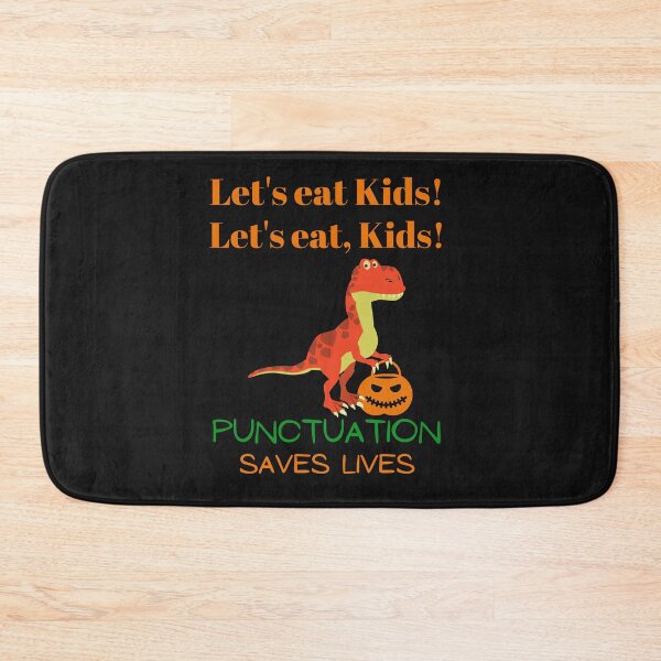 Item preview, Punctuation saves lives Dino Halloween designed and sold by Sweet-A-Dsignz.