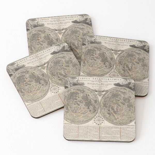Item preview, 1742 Celestial Map of the Moon designed and sold by Gin  Neko.