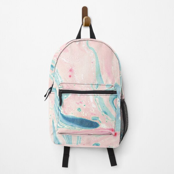 Item preview, pink and teal marble swirl aesthetic designed and sold by thewayitshine.