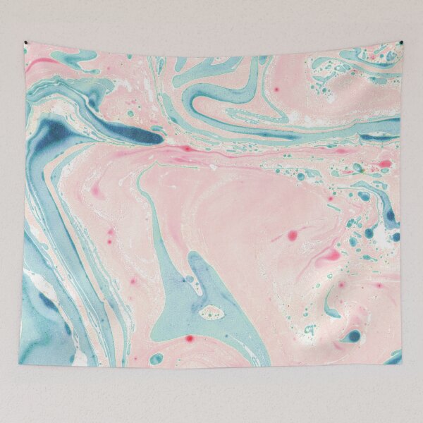 Item preview, pink and teal marble swirl aesthetic designed and sold by thewayitshine.