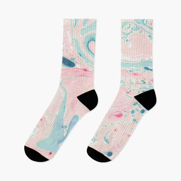 Item preview, pink and teal marble swirl aesthetic designed and sold by thewayitshine.