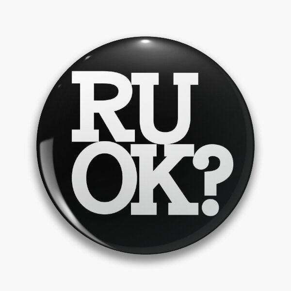 Item preview, Are You Ok? White Letters Touching designed and sold by Reconocer.