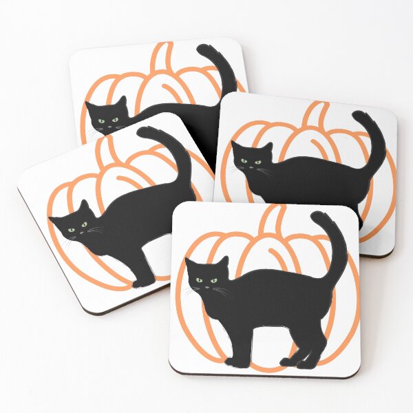 Item preview, Halloween pumpkin black cat designed and sold by Lorena2702.