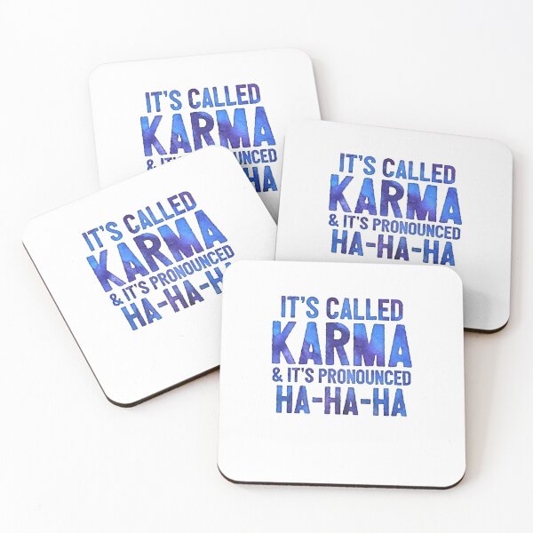 Item preview, It's Called Karma Joke Pun designed and sold by thefrshmachine.