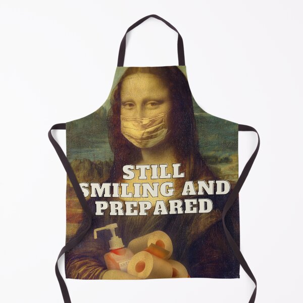 Item preview, Mona Lisa Smiles With Mask 2 designed and sold by ksan30.