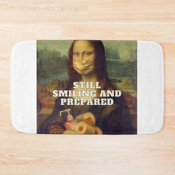 Item preview, Mona Lisa Smiles With Mask 2 designed and sold by ksan30.