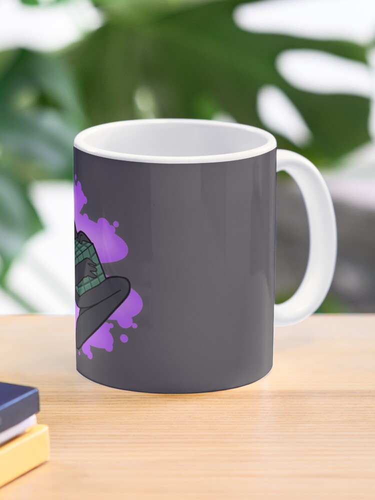 Minecraft Enderman Eyes Black Mug