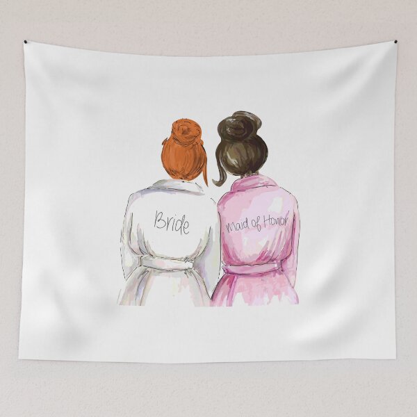 Item preview, Maid of Honor Gift Proposal | Best Wedding Gift for Bride | Bride Gift from MOH | Bridal Shower Gift for Her | Maid of Honor Gift from Bride (Redhead & Brunette) designed and sold by premiertreats.