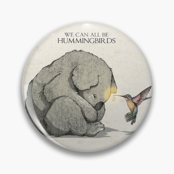Item preview, Koala and hummingbird designed and sold by koalagardens.