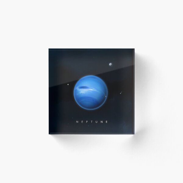 Aperçu de l'œuvre Affiche Neptune HD créée et vendue par BOSPlanets.