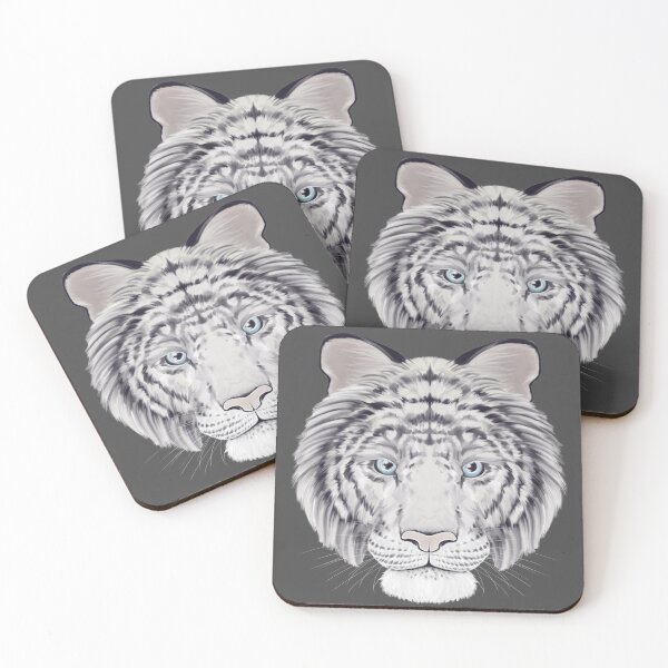 Item preview, White Tiger Stare designed and sold by lemkelm.