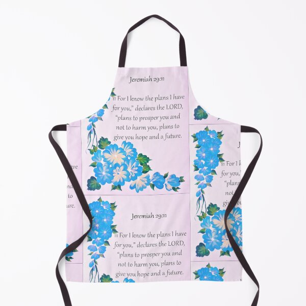 Item preview, Jeremiah 29 11 Blue Flowers designed and sold by Vallee Rose.