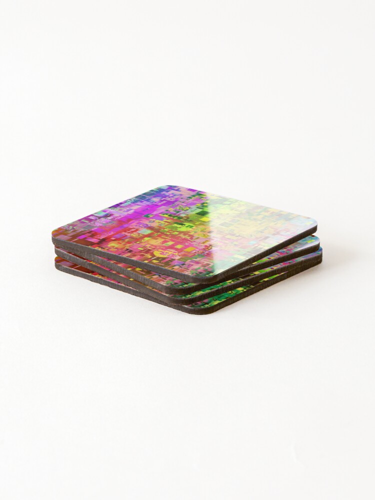 Thumbnail 4 of 5, Coasters (Set of 4), Abstract Color designed and sold by GoodGirlDesigns.