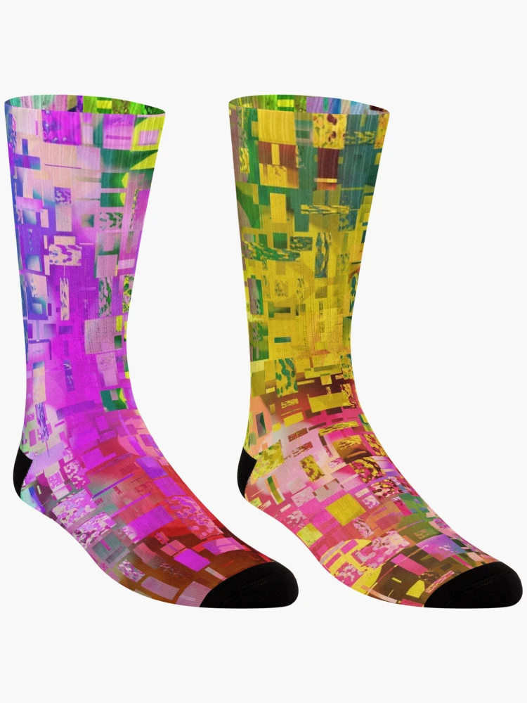 Thumbnail 3 of 5, Socks, Abstract Color designed and sold by GoodGirlDesigns.