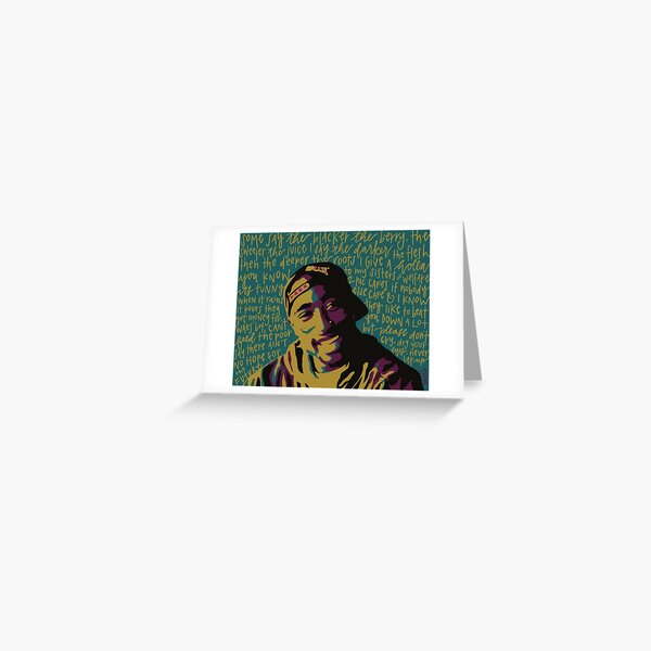 Tupac. Carte de vœux