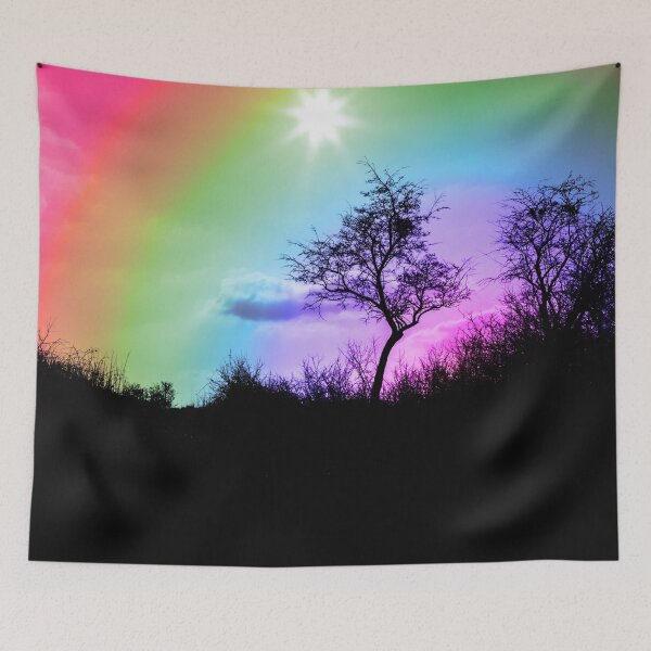 Item preview, Silhouette tree sunset muticolor design designed and sold by Stéphane  Thirion.