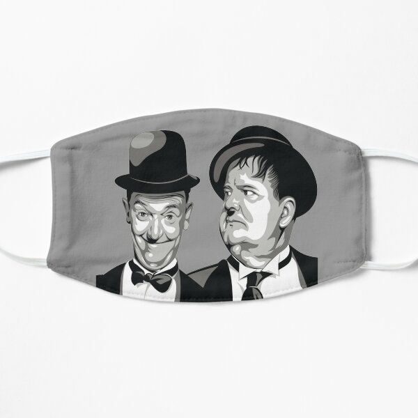 Download Laurel And Hardy Mask By Jpwoody Redbubble PSD Mockup Templates