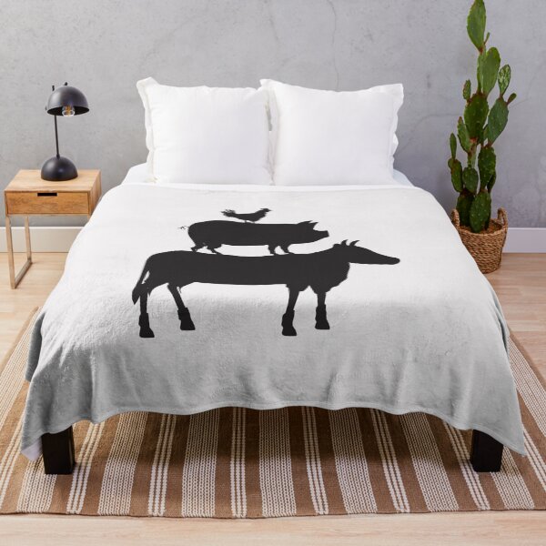 Item preview, Chicken on top of Pig on top of Cow designed and sold by Millenial Designs.