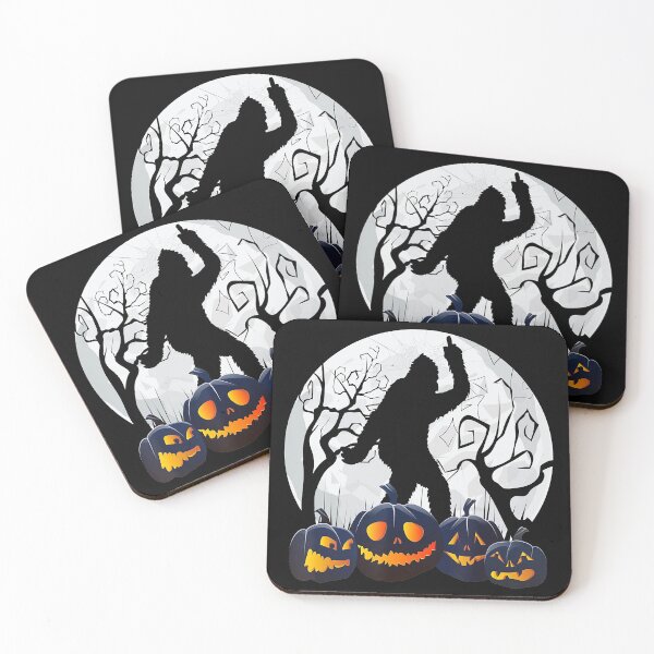 Item preview, Bigfoot Rock And Roll Halloween Scary Pumpkins designed and sold by KhanWill.